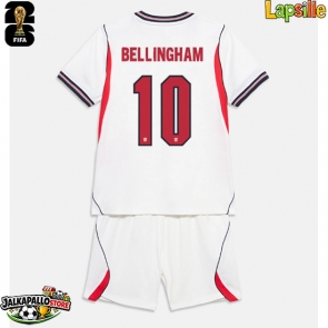Englanti Jude Bellingham #10 Kotipaita Lapsille MM-kisat 2026 Lyhythihainen (+ shortsit)